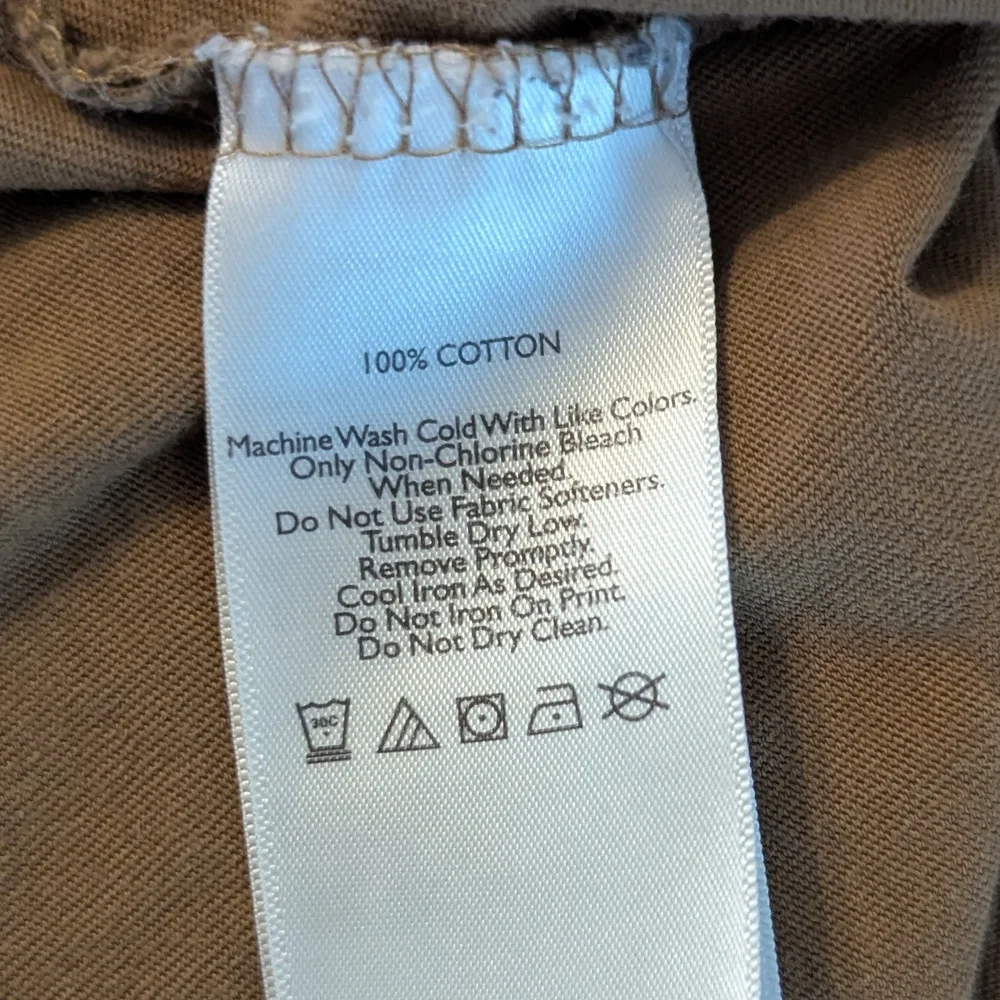 Eddie Bauer Legend Wash Cotton Chestnut Brown Long Sleeve Crew T-Shirt Men's TXL - Picture 5 of 9